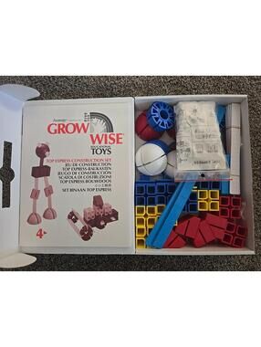 Amway Grow Wise Educational Toys Top Express Construction Set Childrens 1980's